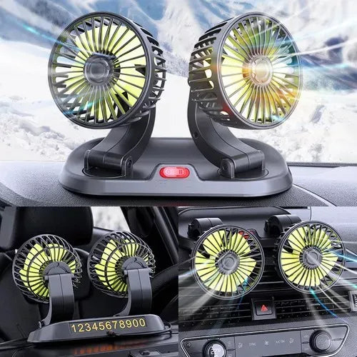 ABANICO PARA CARRO DOBLE