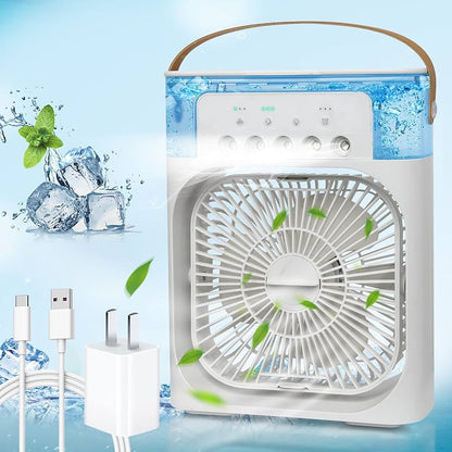 ABANICO/ MINI VENTILADOR DE AIRE CON HUMIFICADOR